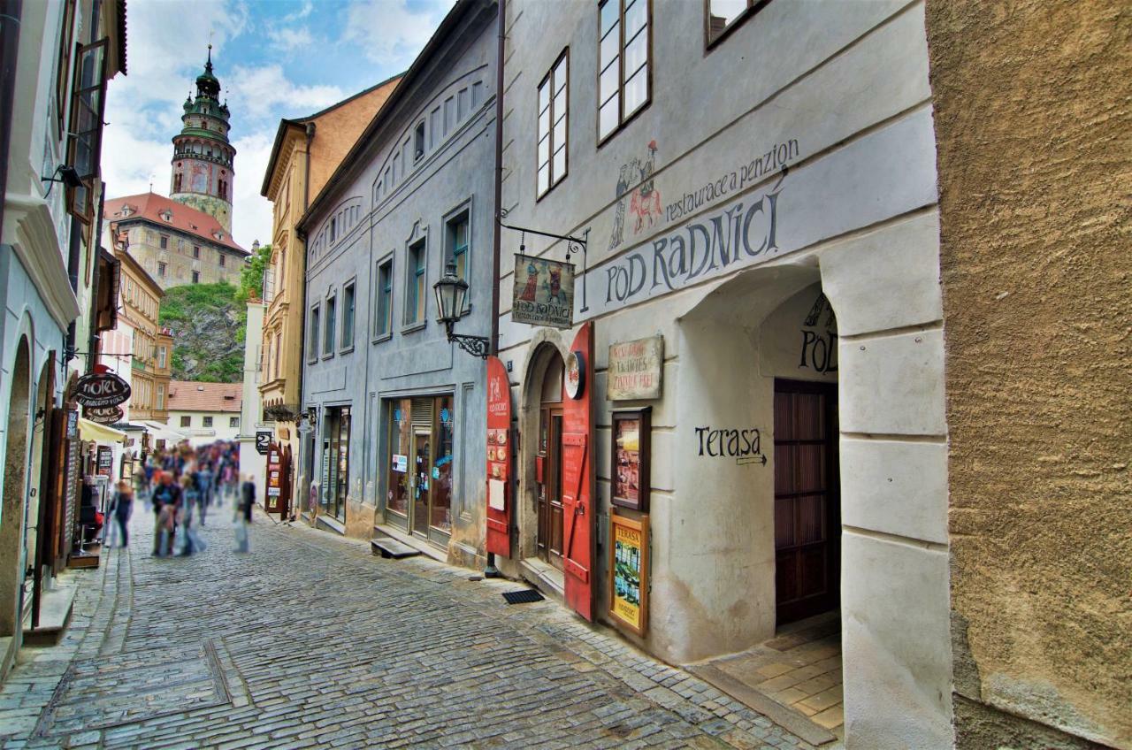Pension Pod Radnici Český Krumlov Exteriör bild